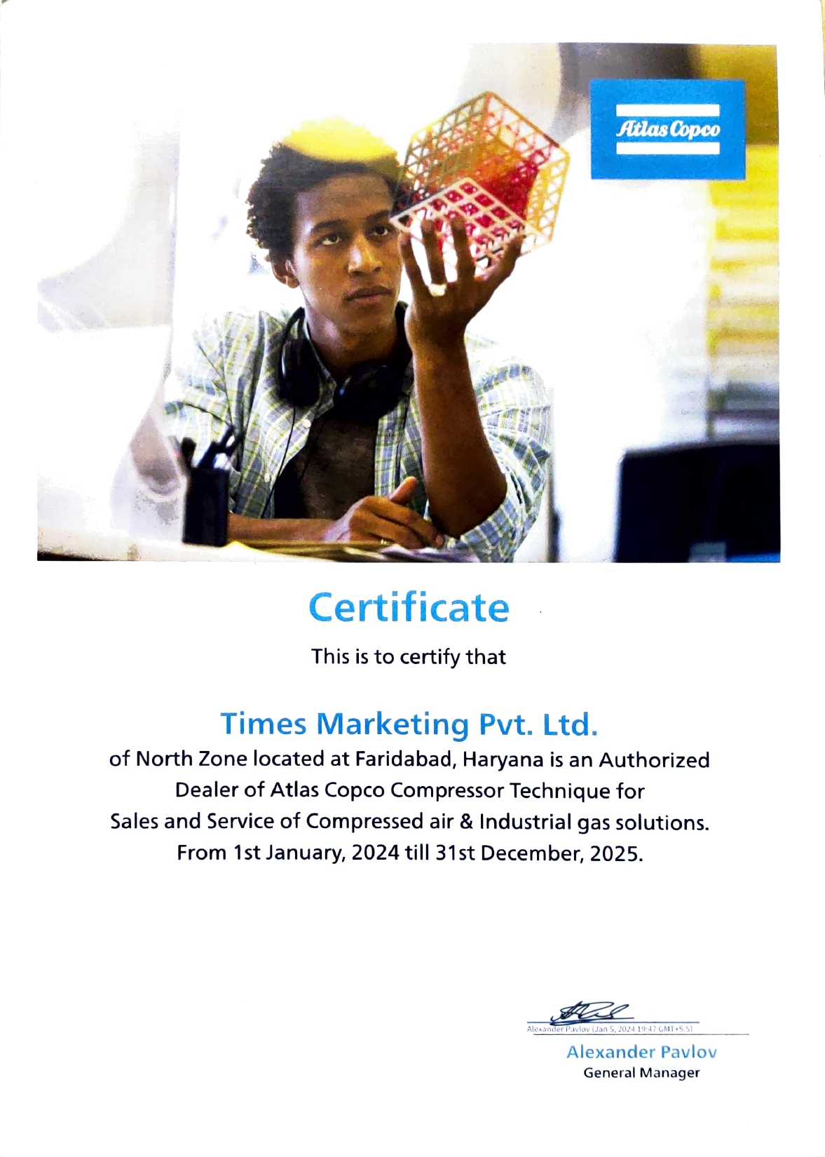 Certificate 1